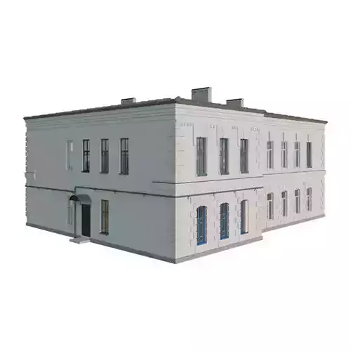  Residential two-story apartment building 