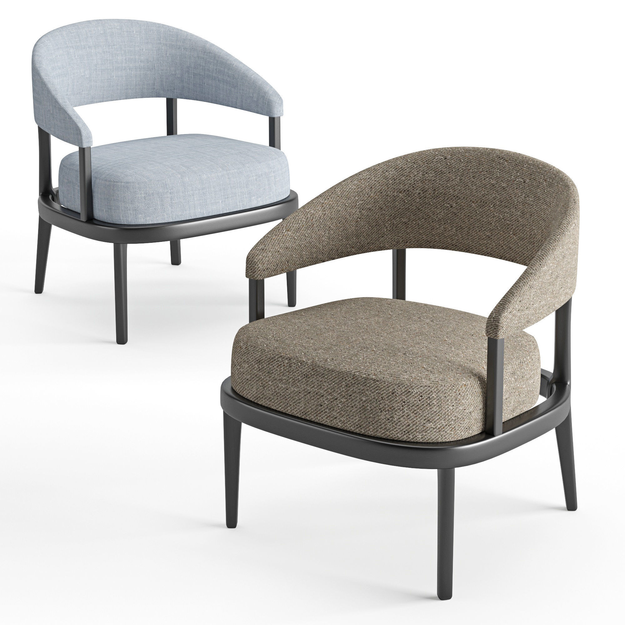 Easy Chair Eclipse 3D model_3