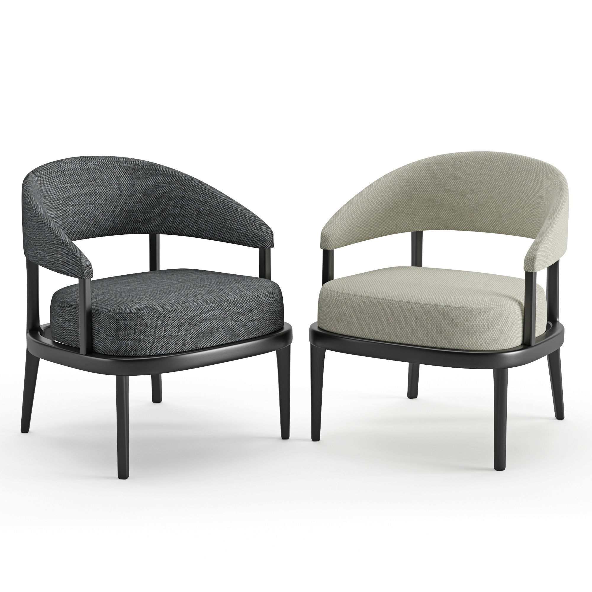 Easy Chair Eclipse 3D model_7