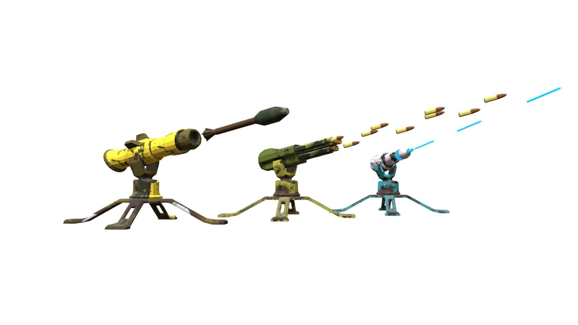 Stylized Race-Demolition Car Pack 3D Model Collection_7