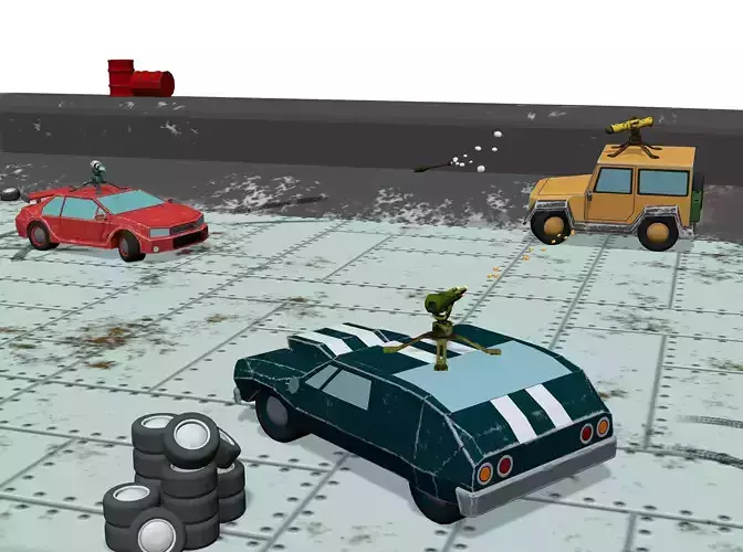 Stylized Race-Demolition Car Pack