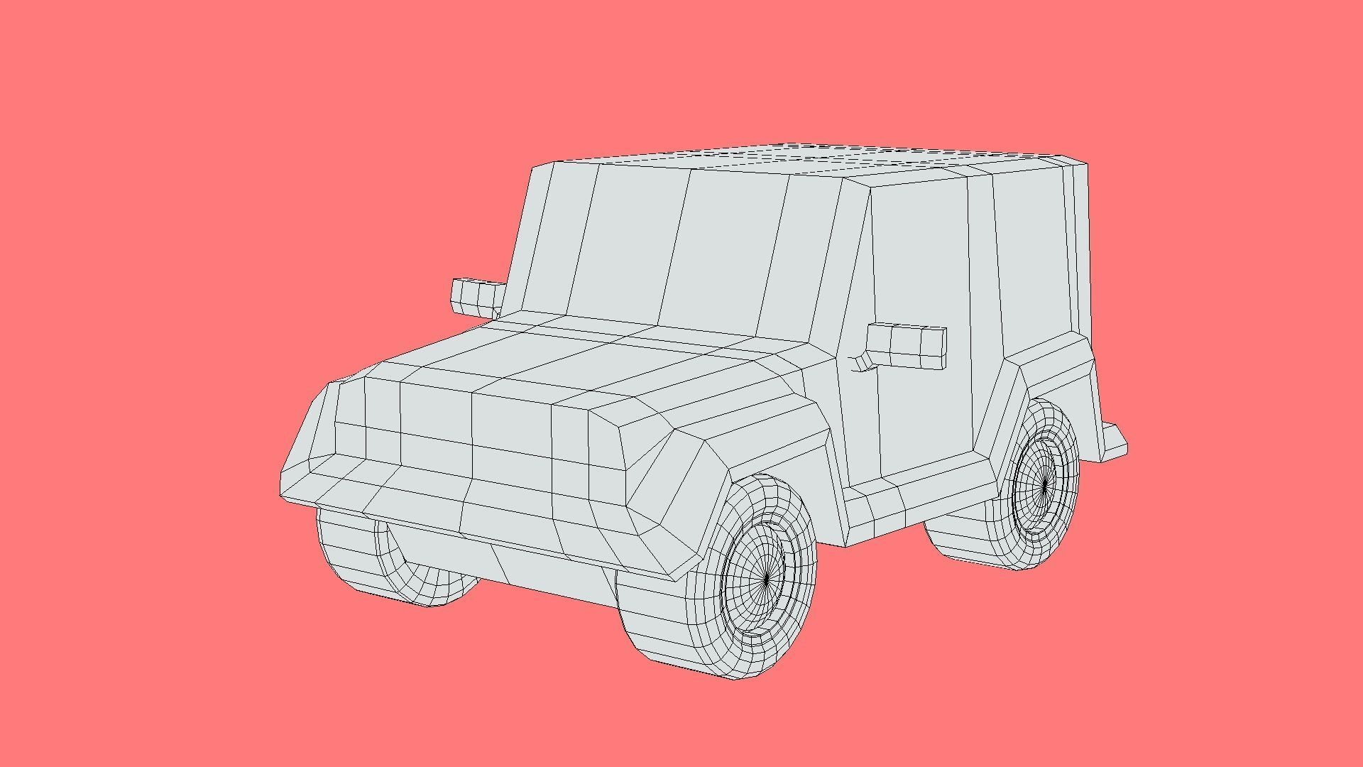 Stylized Race-Demolition Car Pack 3D Model Collection_20