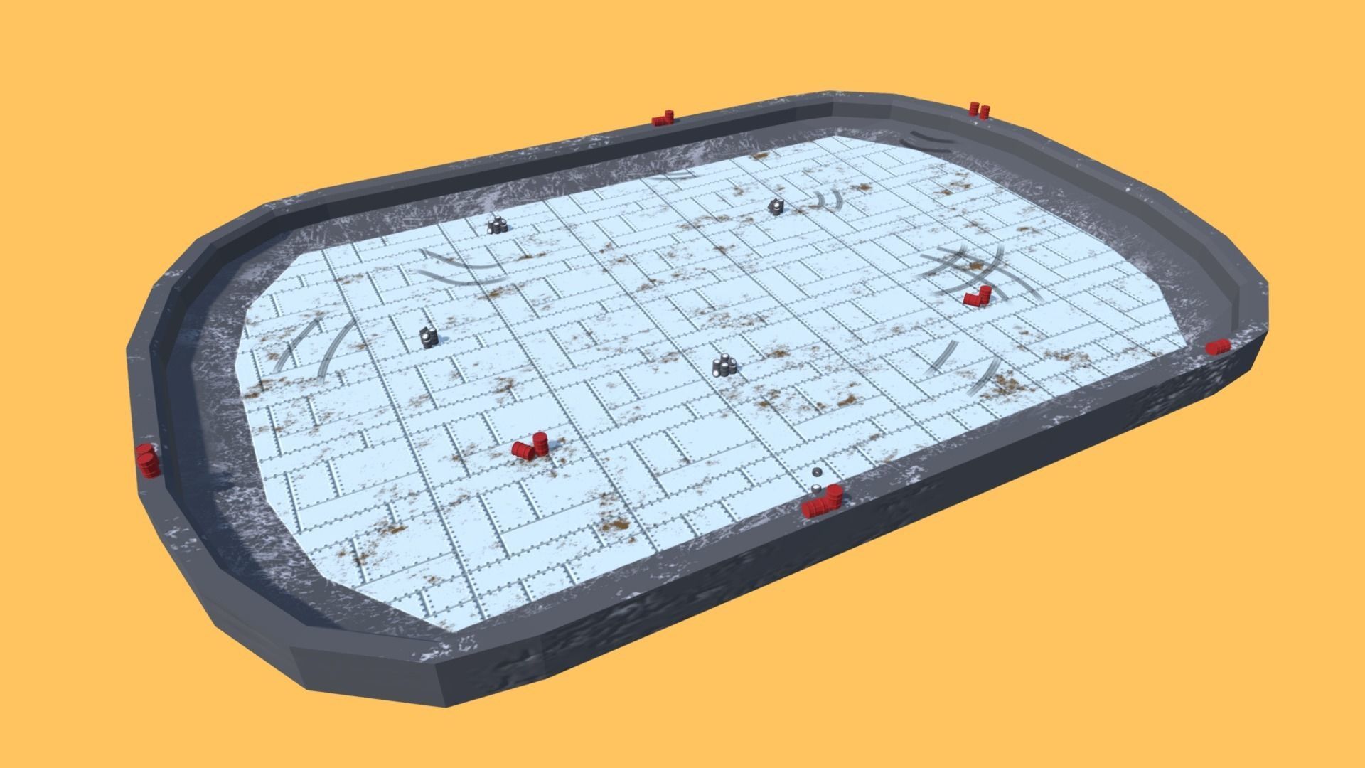 Stylized Race-Demolition Car Pack 3D Model Collection_9