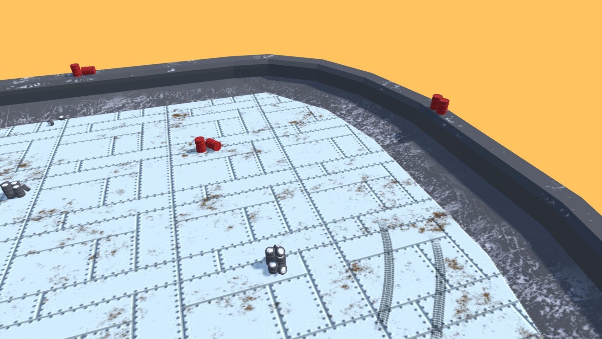 Stylized Race-Demolition Car Pack 3D Model Collection_16