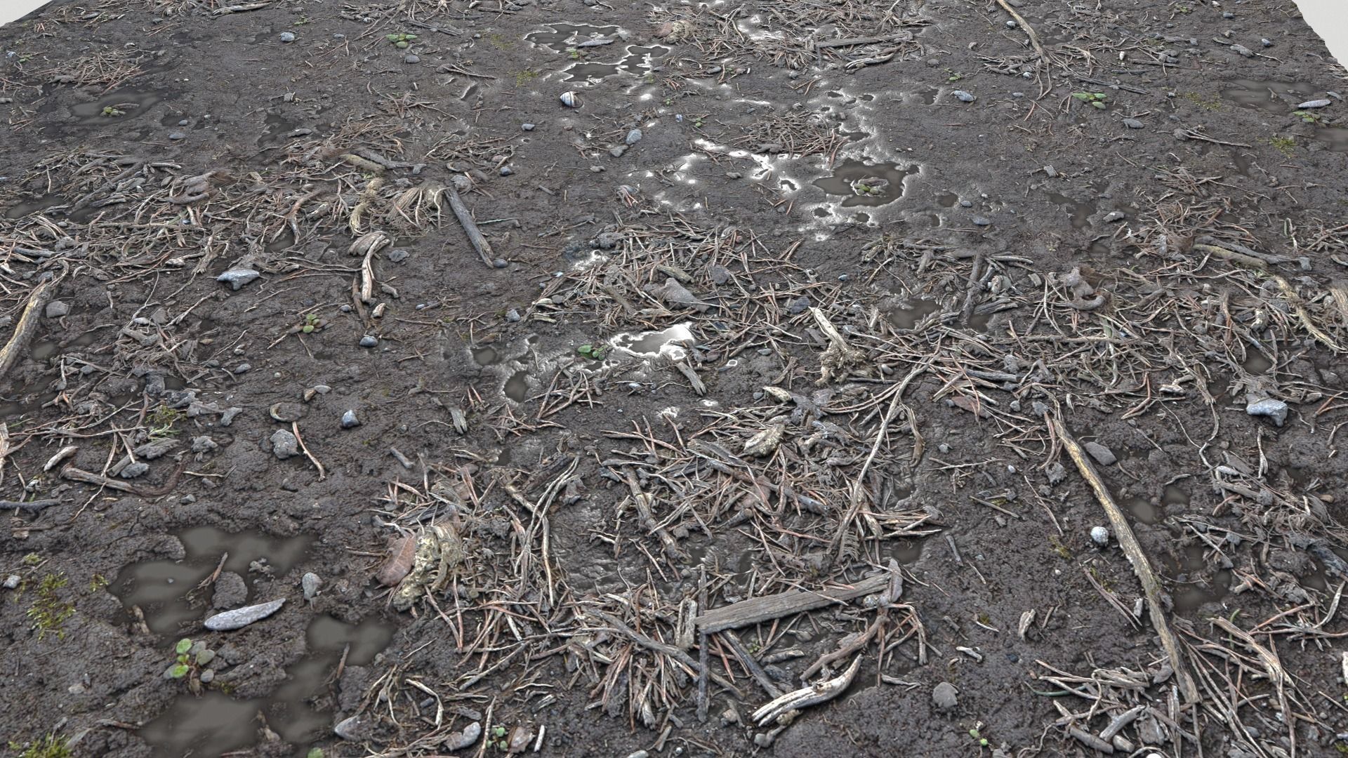 Dirty wet ground PBR Pack 1 Texture_15