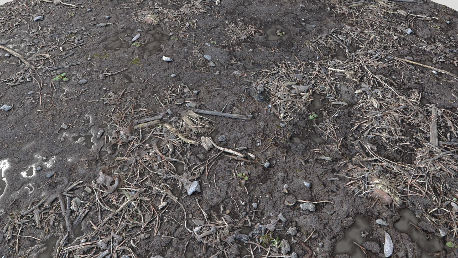 Dirty wet ground PBR Pack 1 Texture_16