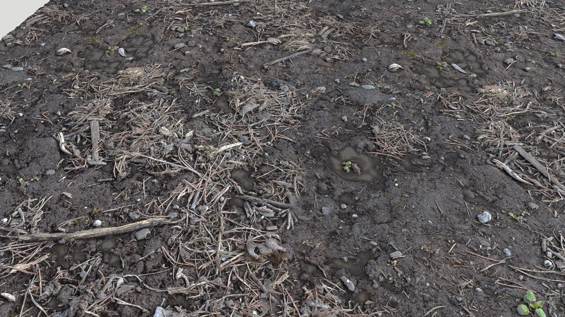 Dirty wet ground PBR Pack 1 Texture_14