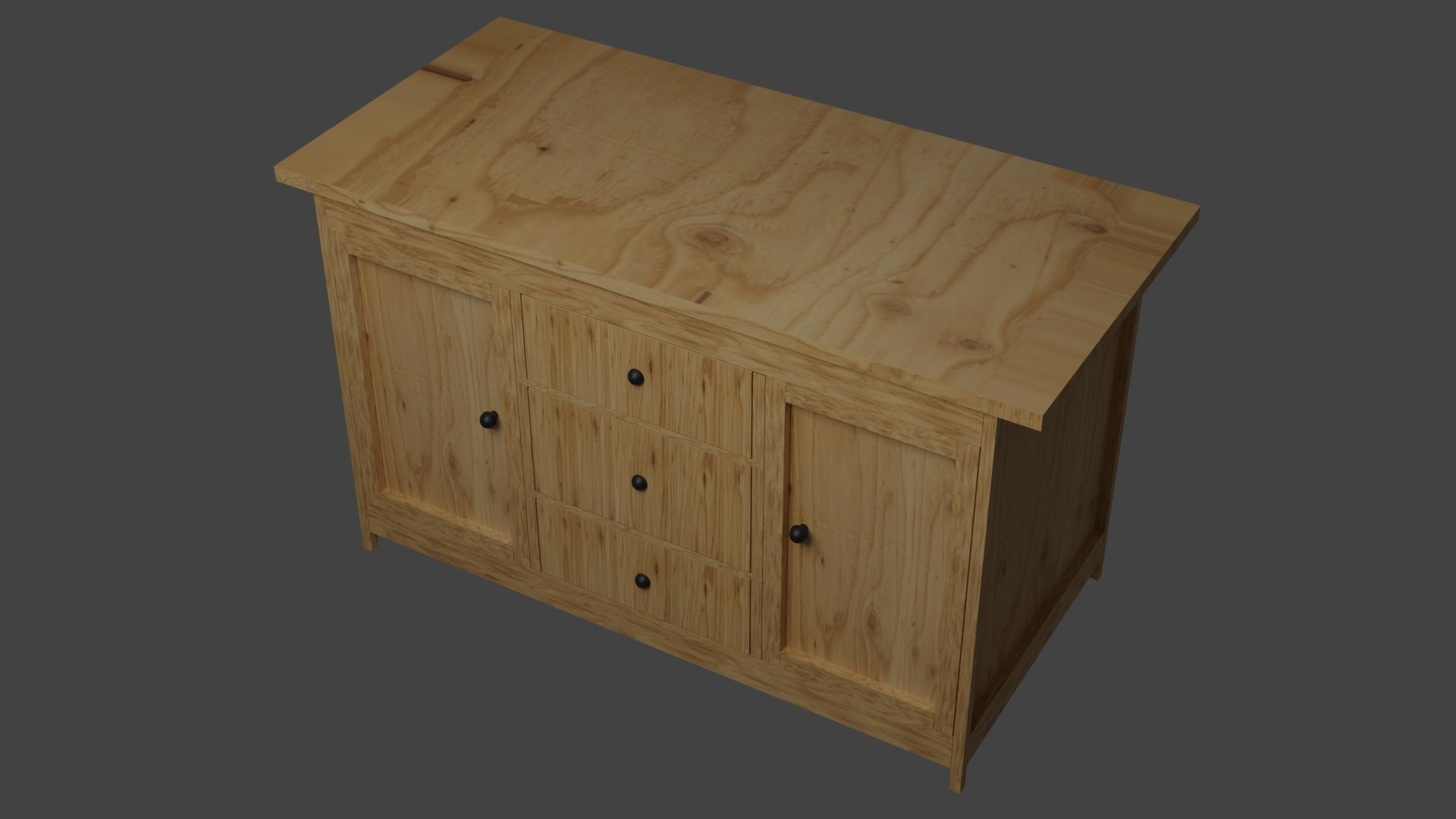 5 Cabinets - 4 Sinks Pack 3D Model Collection_18