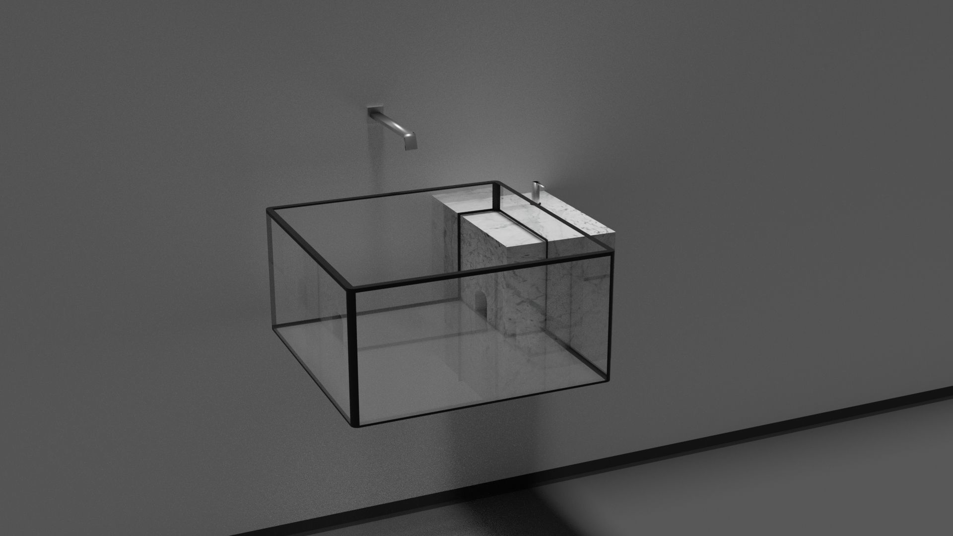 5 Cabinets - 4 Sinks Pack 3D Model Collection_29