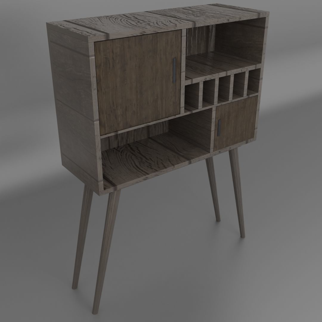 5 Cabinets - 4 Sinks Pack 3D Model Collection_21