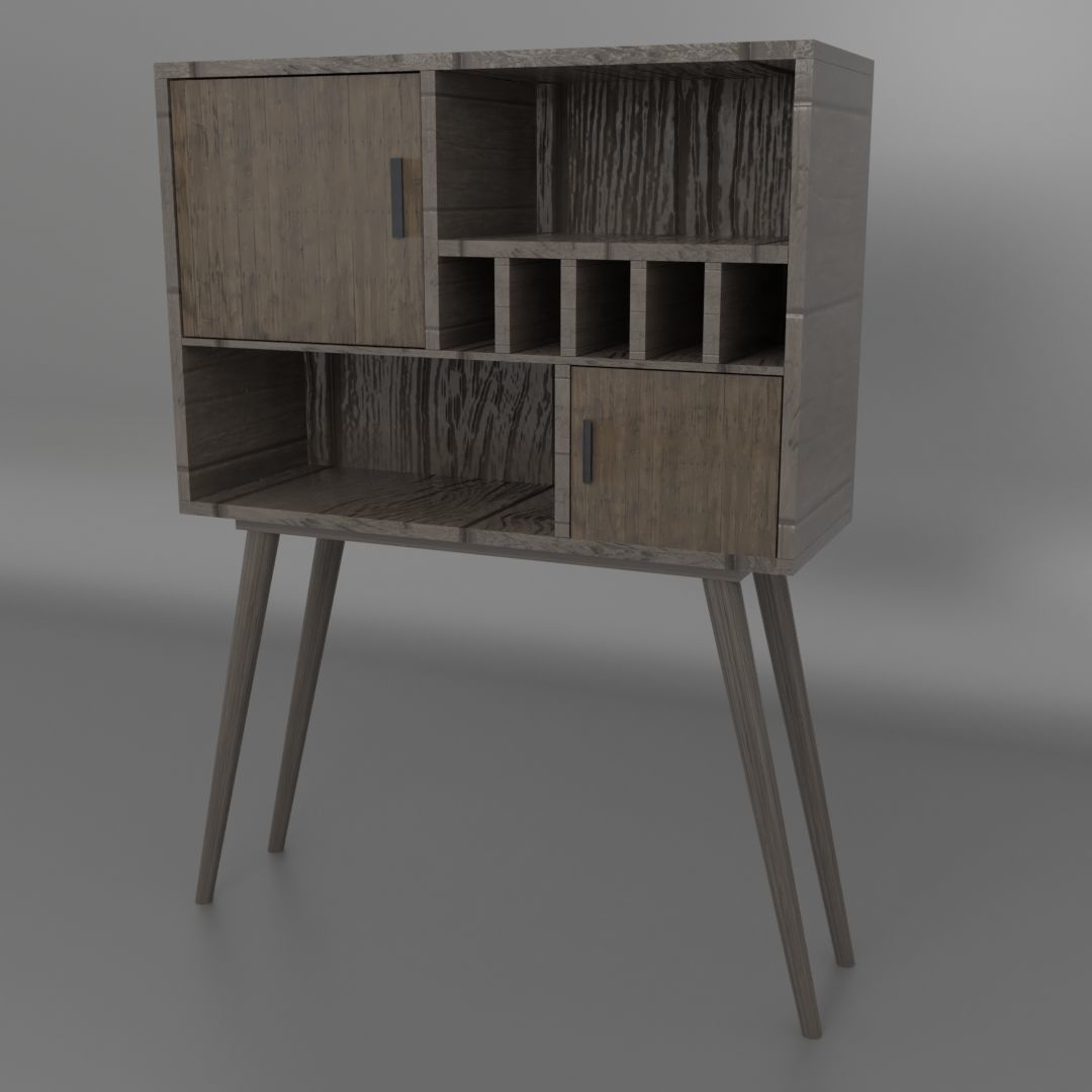 5 Cabinets - 4 Sinks Pack 3D Model Collection_20