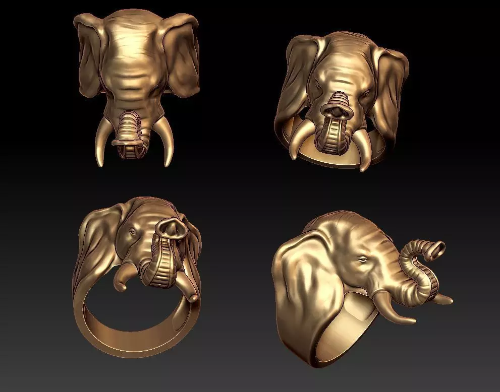 Elephant ring 3D print model