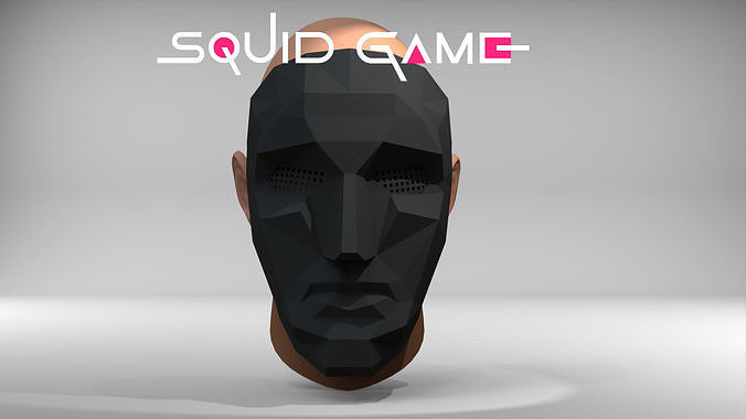 Squid Game - Front man Mask 3D print model