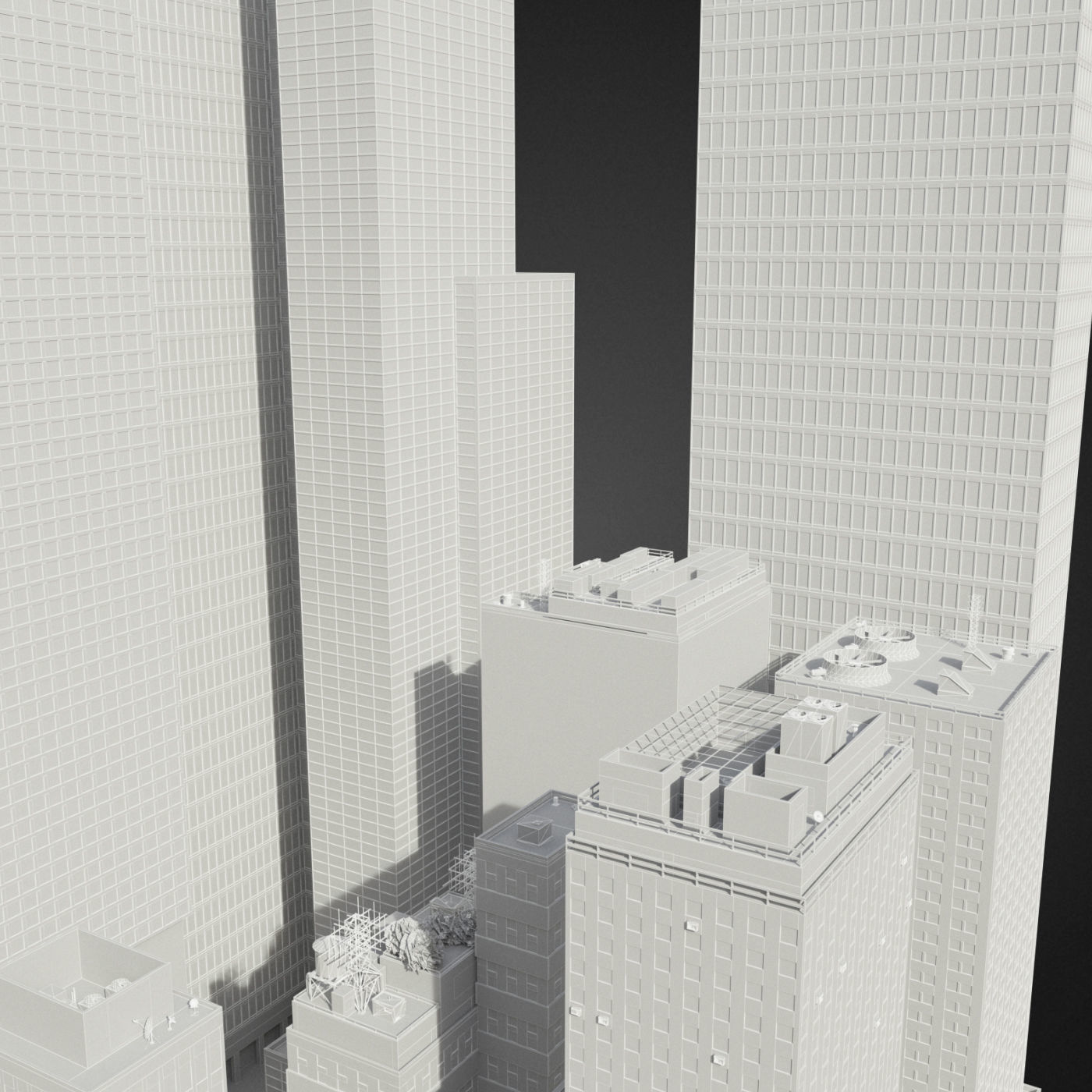 Realistic City District H2-C8 3D model_24