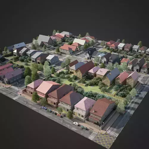 City DIstrict R6-R19 3D model