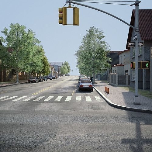 City DIstrict R6-R19 3D model 5