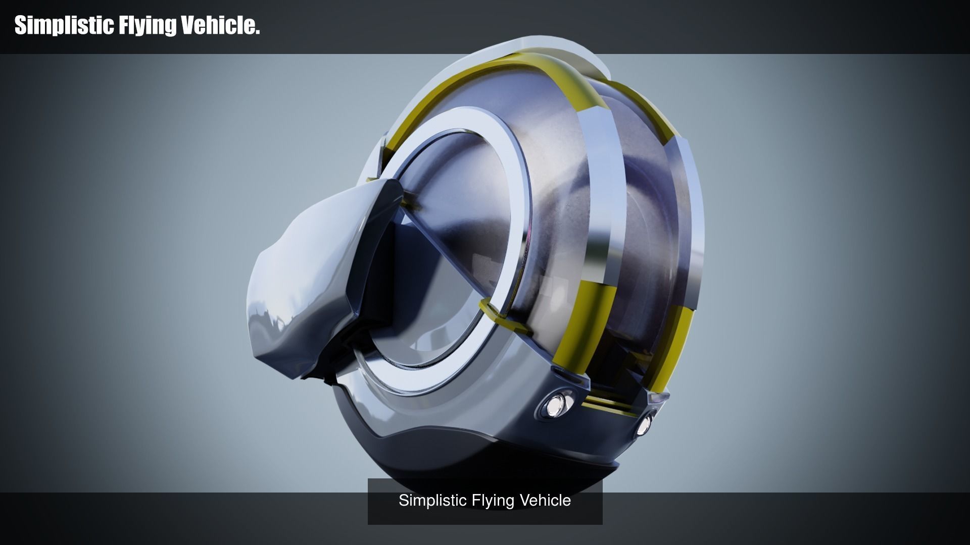 320 Futuristic LowPoly Buildings plus 20 Flying Cars 3D Model Collection_23