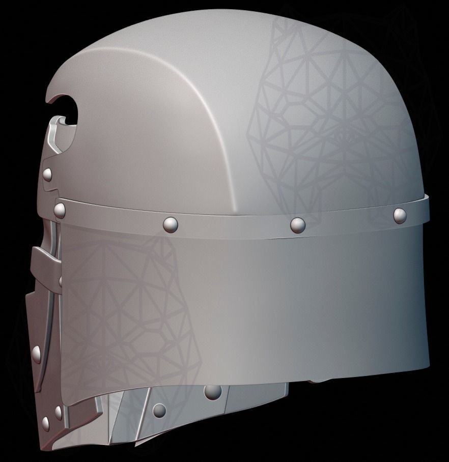 Aplek Helmet from Star Wars  3D print model_6