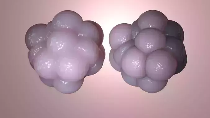 Cellular cluster 3D model