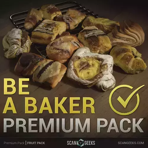 Pastries Pack - Photogrammetry Asset 3D PhotoScan