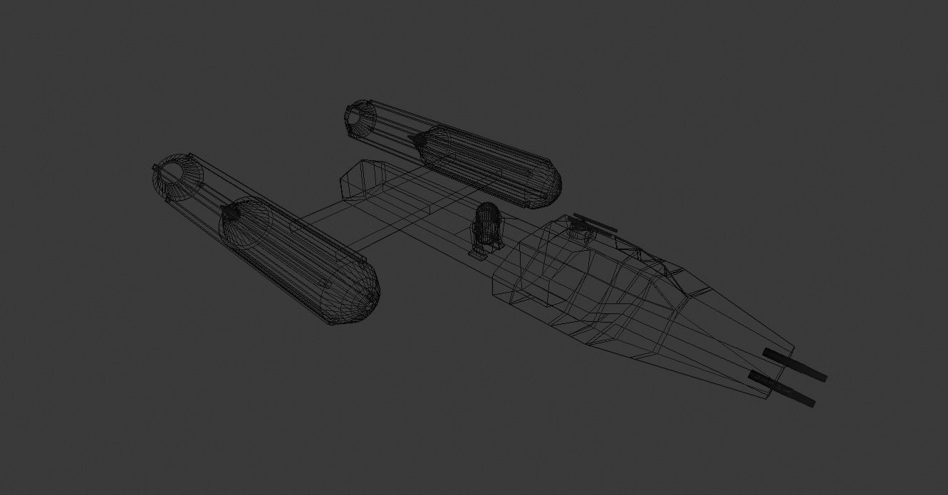 Star Wars - Y-Wing Rebel Bomber 3D model_6