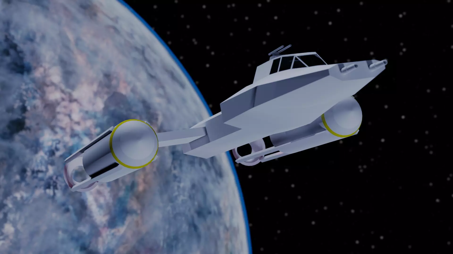 Star Wars - Y-Wing Rebel Bomber 3D model_0