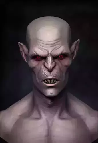 Vampire Nosferatu bust