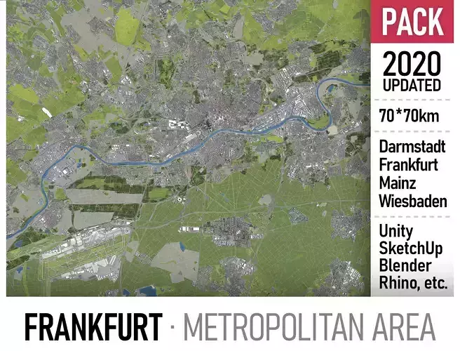 Frankfurt Metropolitan 3D Model Collection