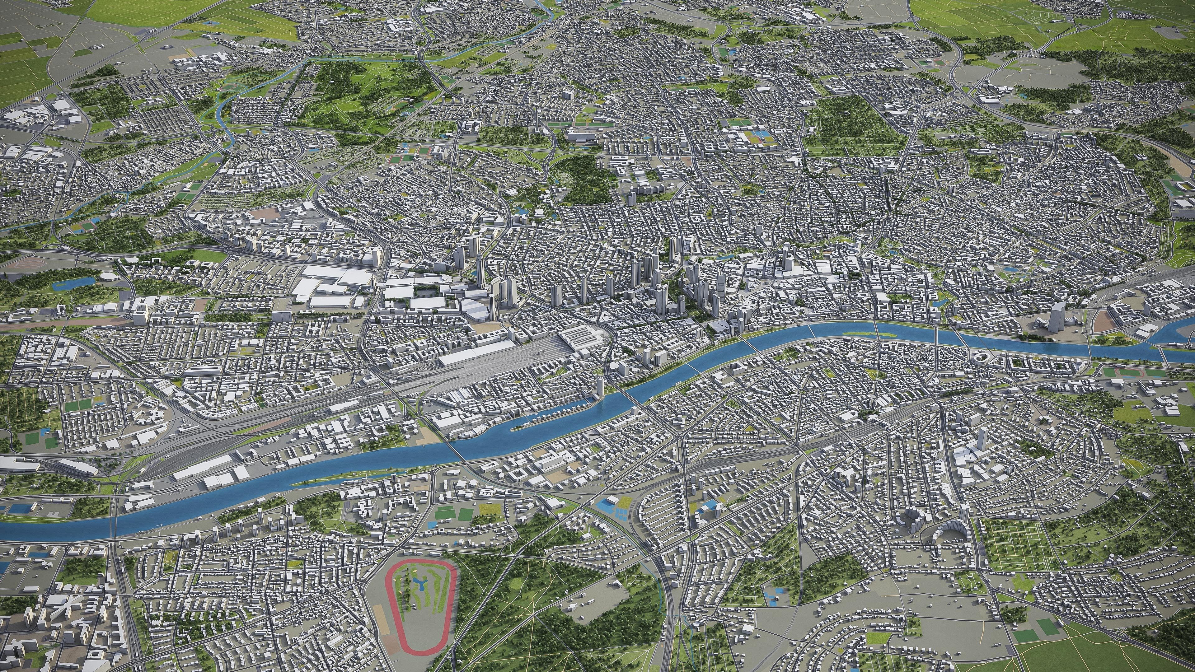 Frankfurt Metropolitan 3D Model Collection_14