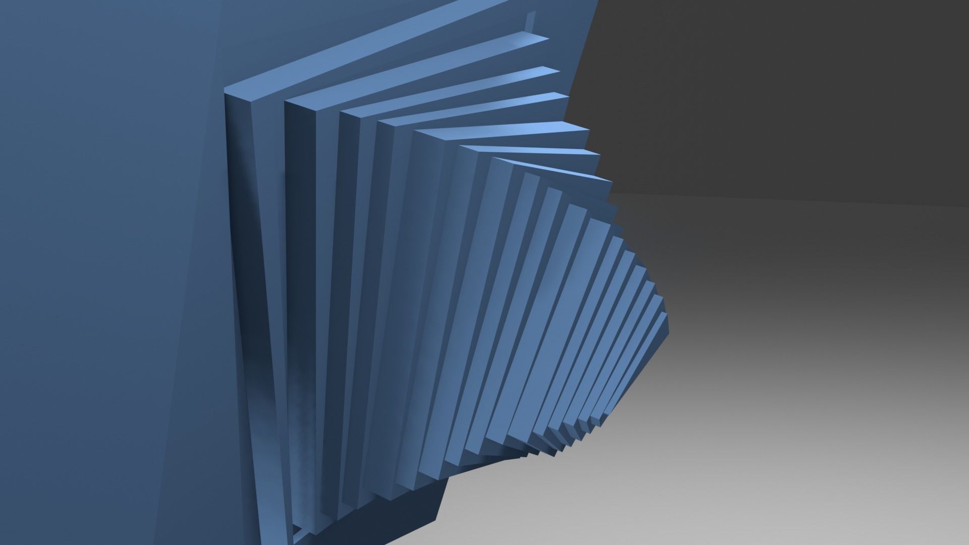 Outer-Space Sci-Fi Bug Helmet Low-poly 3D model_6