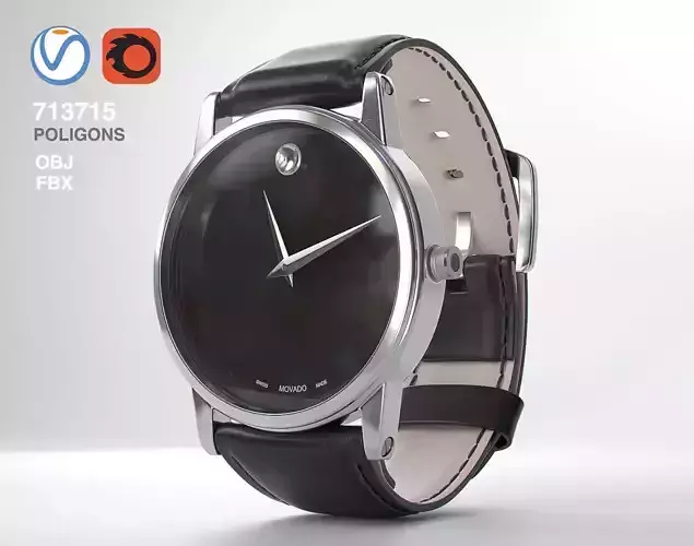 Movado Black Watch