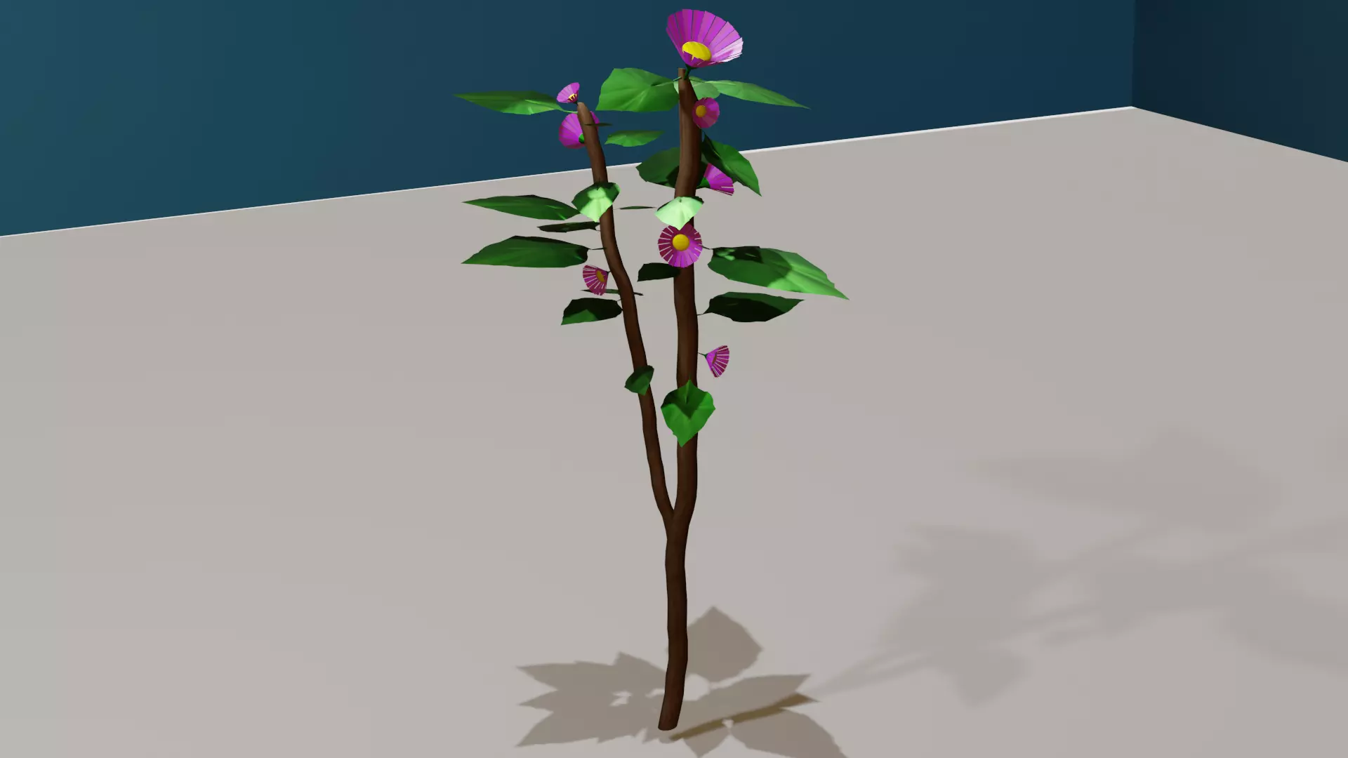 Free flowerbranch Free 3D model