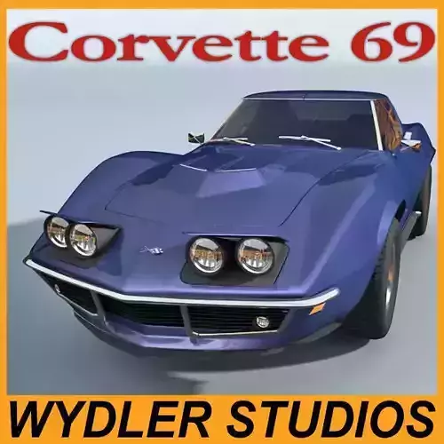 Chevrolet Corvette 69 3D model