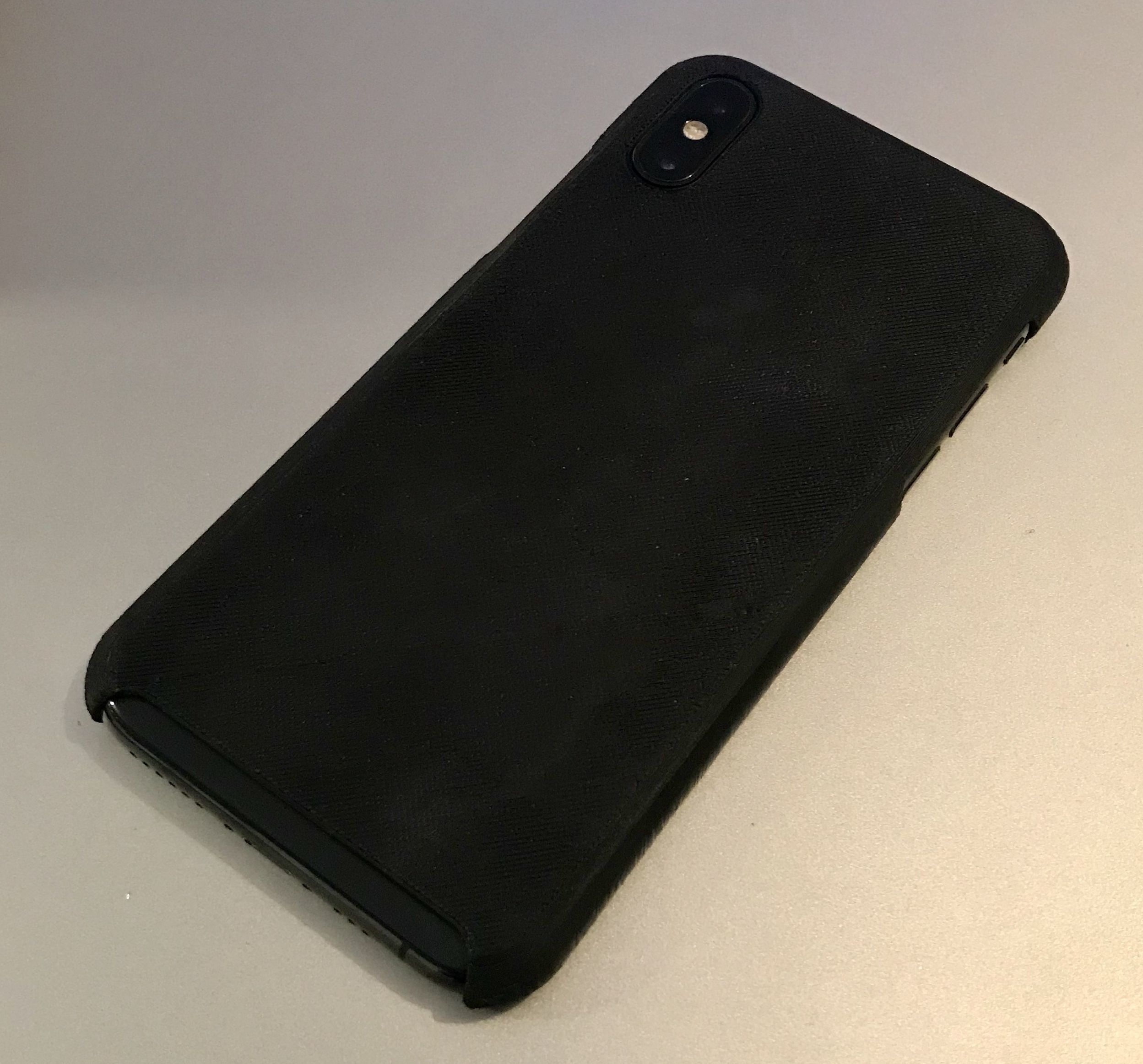 Slim Fit iPhone X and XS Case 3D model 3D printable CGTrader