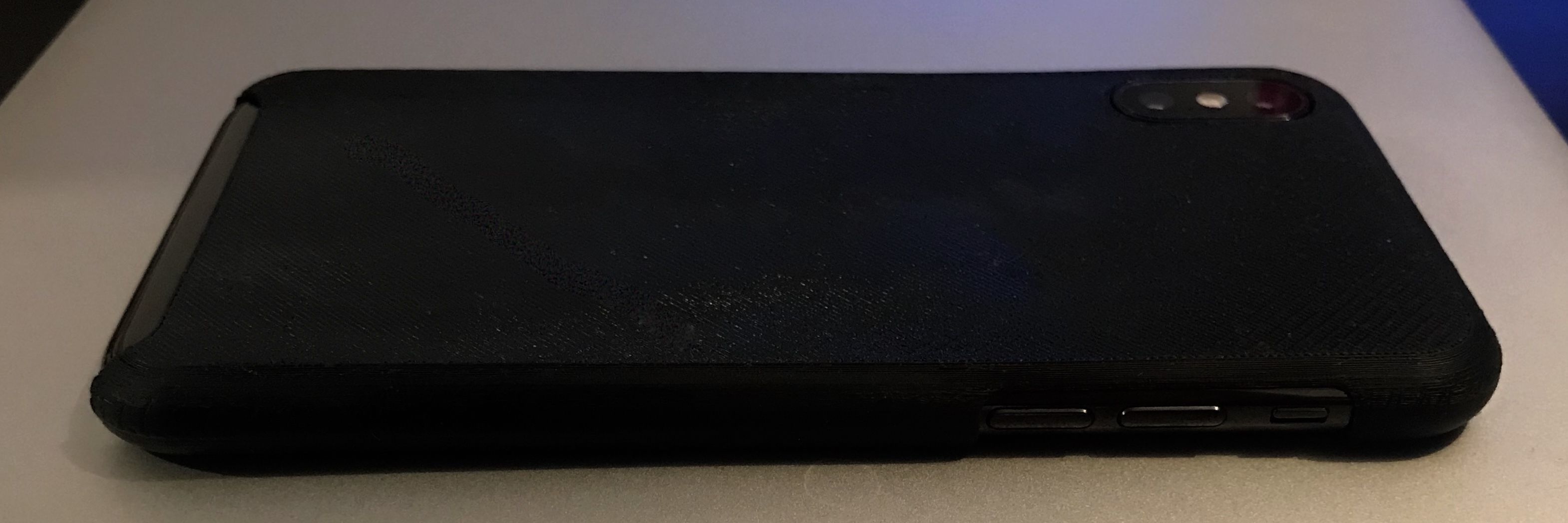 Slim Fit iPhone X and  XS Case 3D print model_2