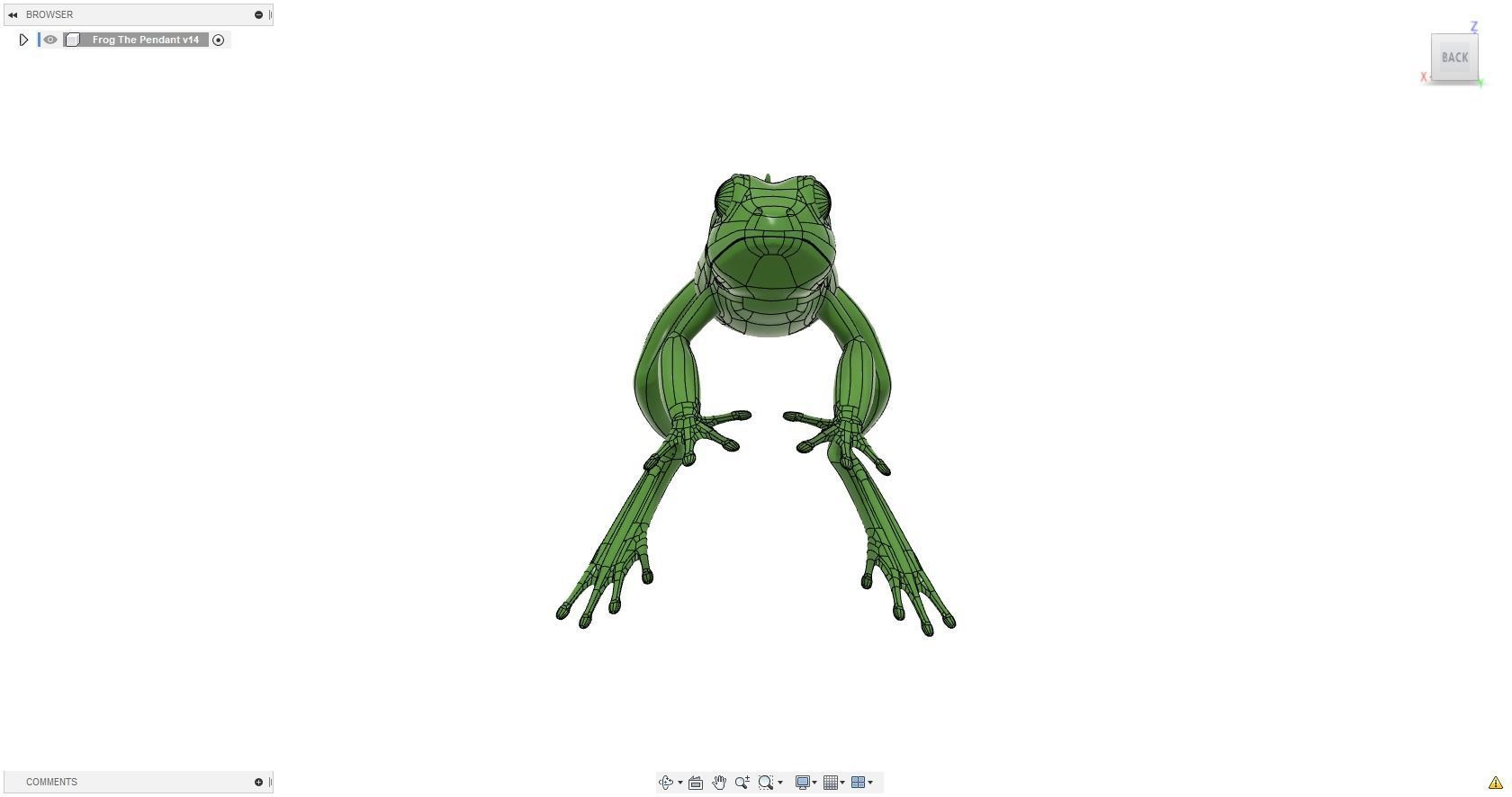 3DPS Frog Pendant 3D print model_7
