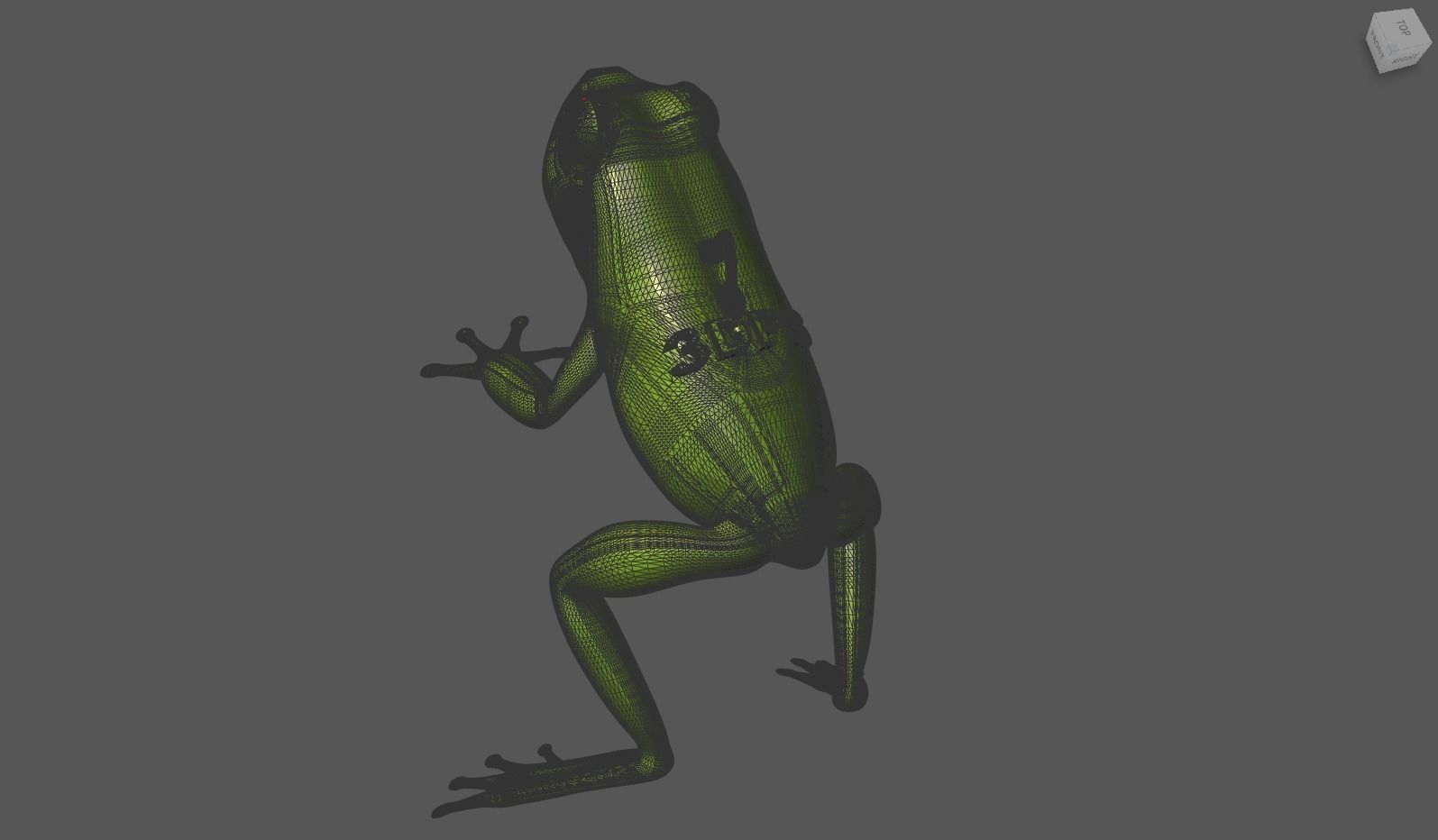 3DPS Frog Pendant 3D print model_31