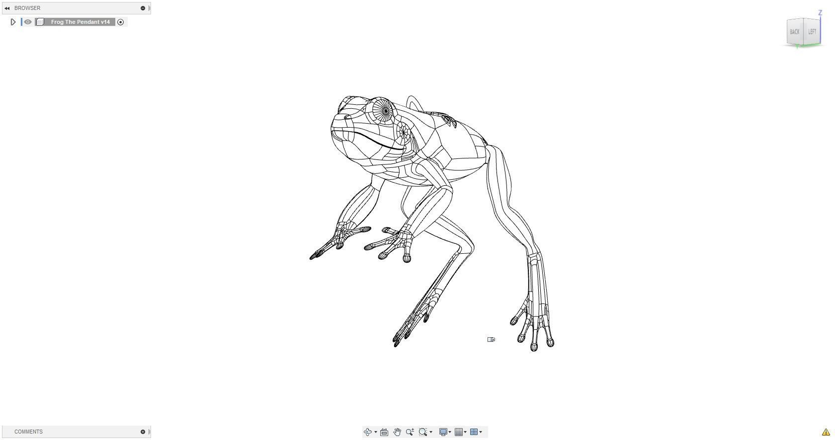 3DPS Frog Pendant 3D print model_29