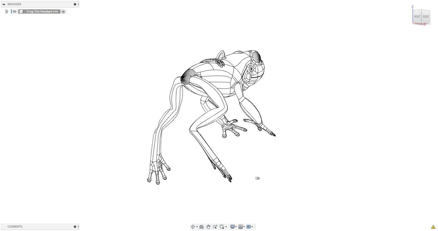 3DPS Frog Pendant 3D print model_17