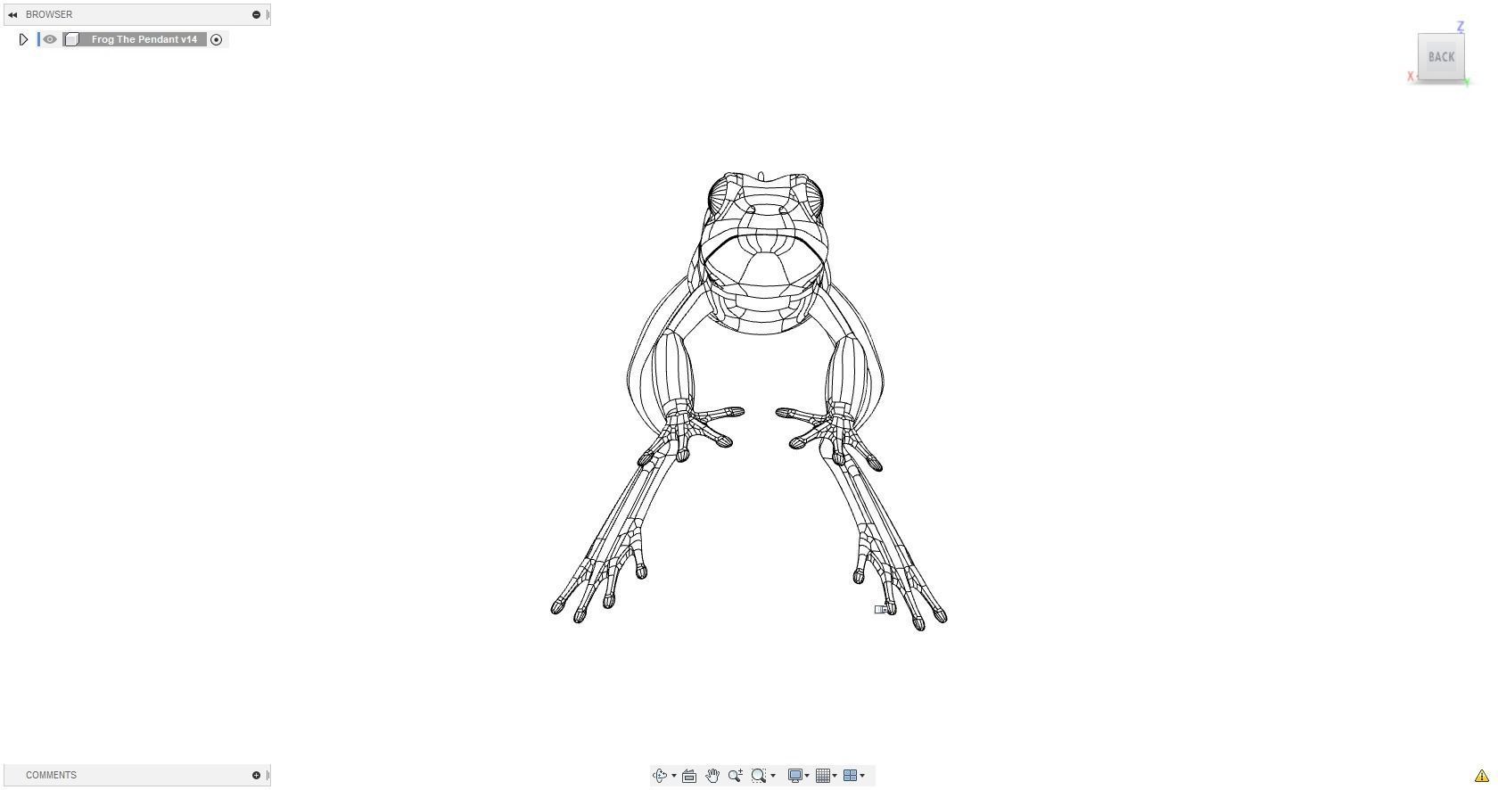 3DPS Frog Pendant 3D print model_8
