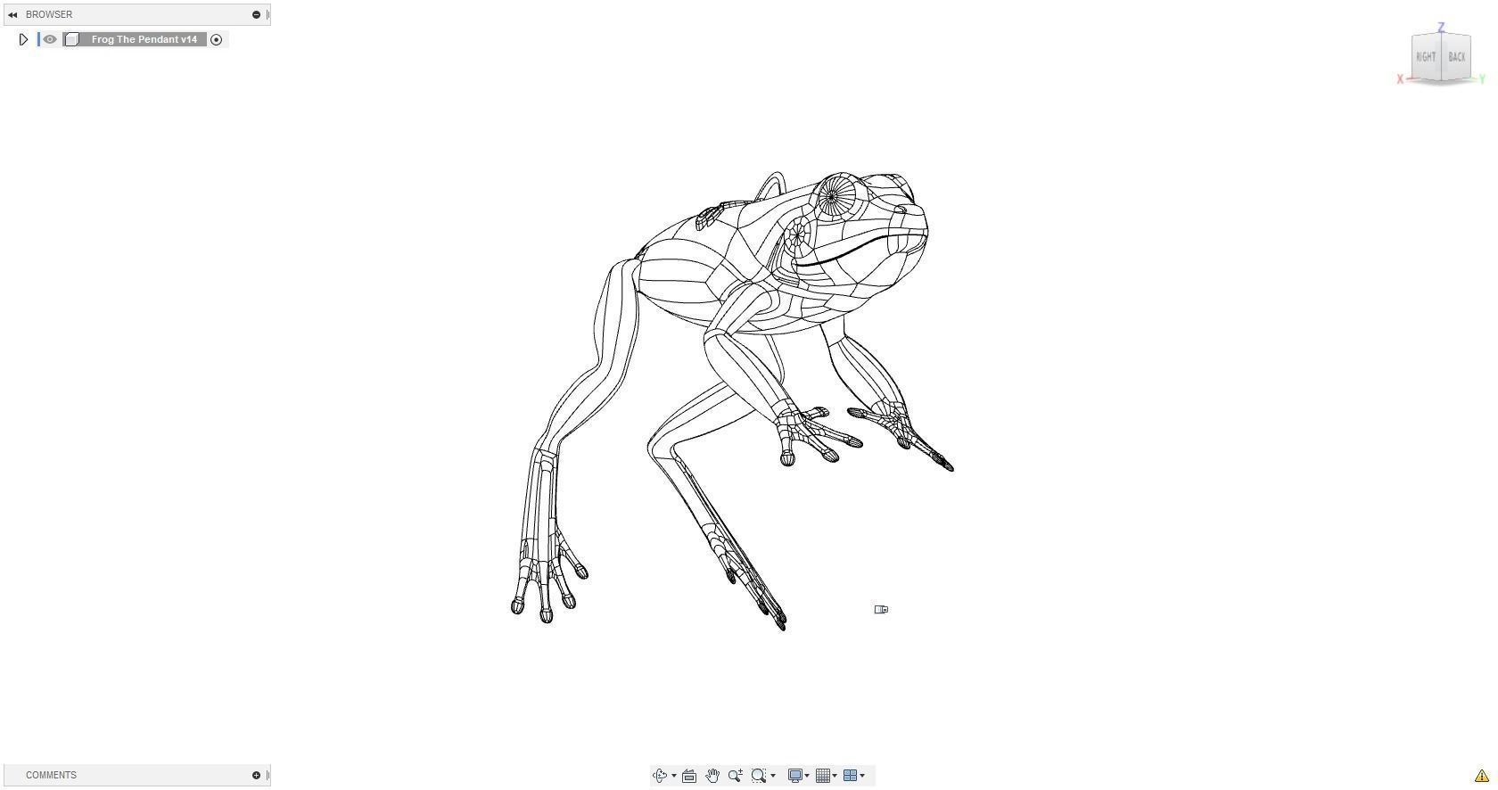 3DPS Frog Pendant 3D print model_11