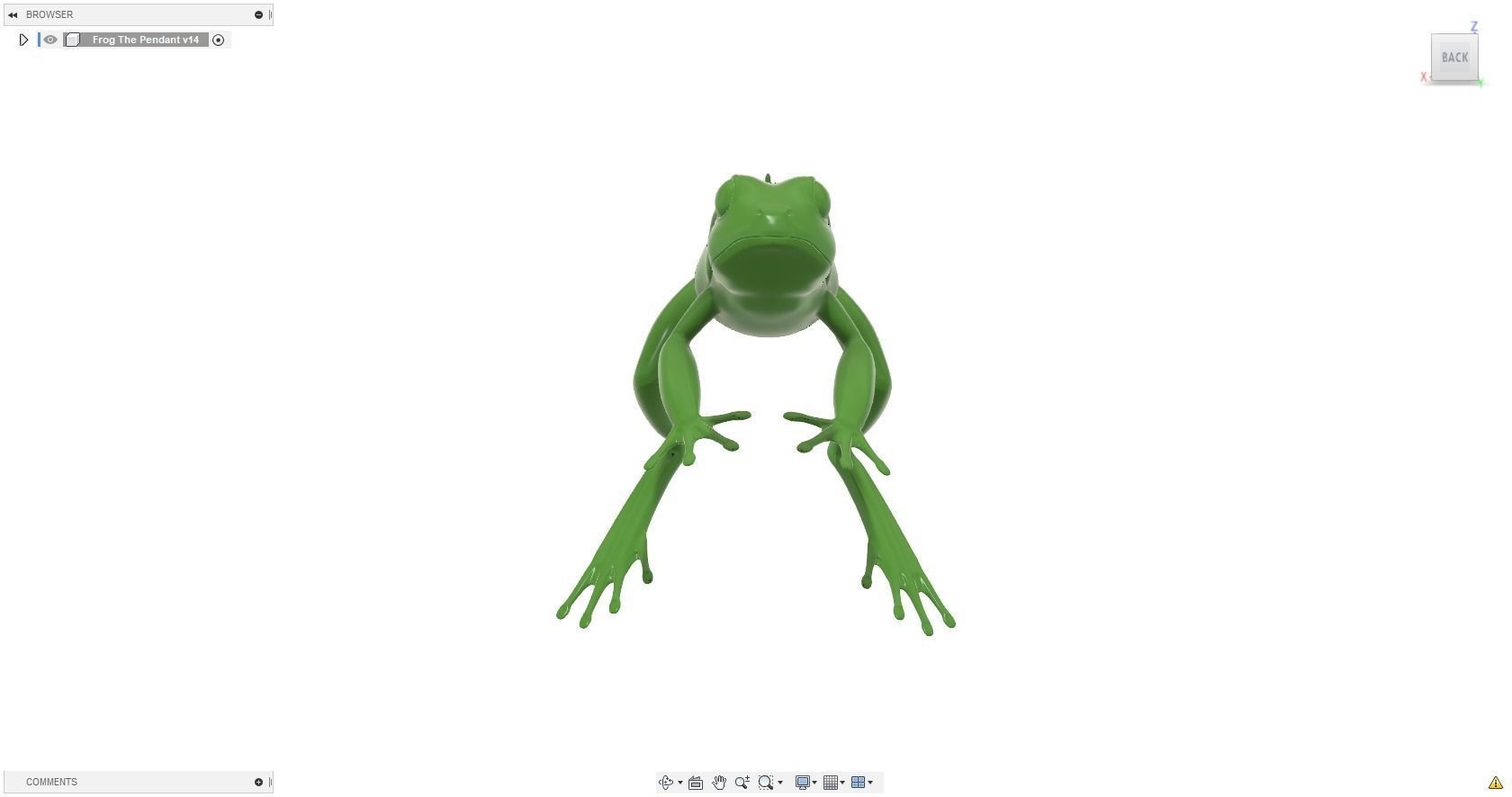 3DPS Frog Pendant 3D print model_30
