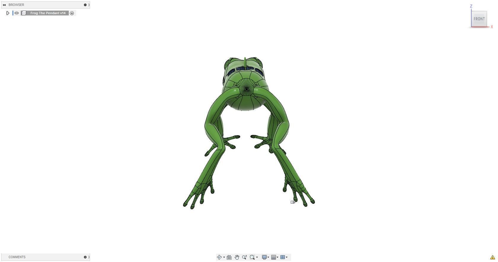 3DPS Frog Pendant 3D print model_19