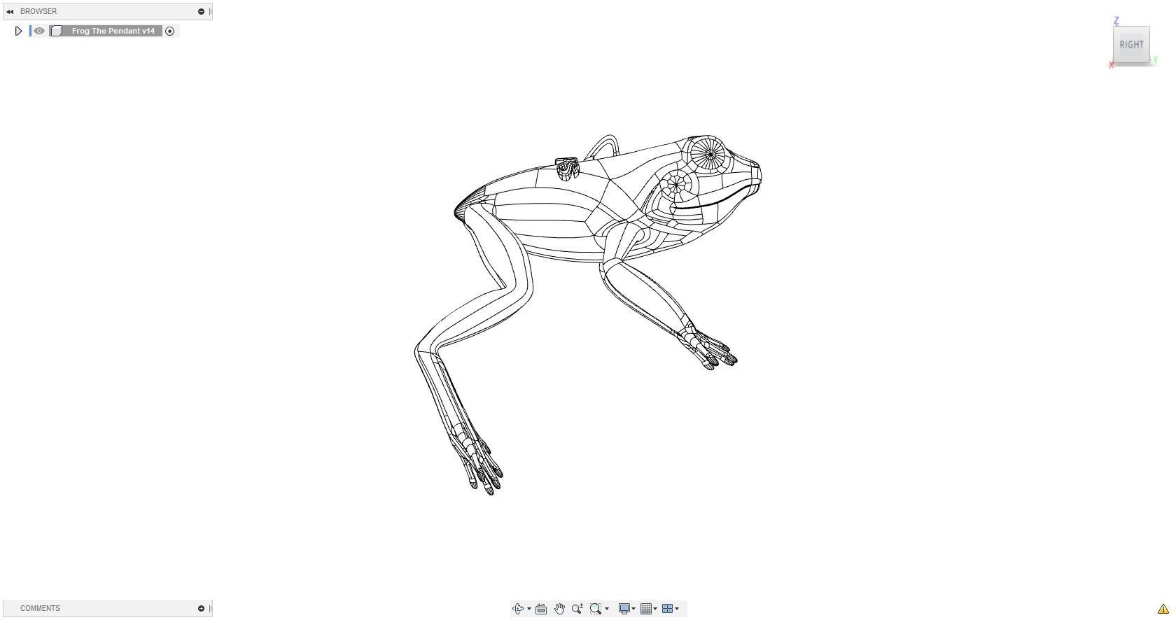 3DPS Frog Pendant 3D print model_14