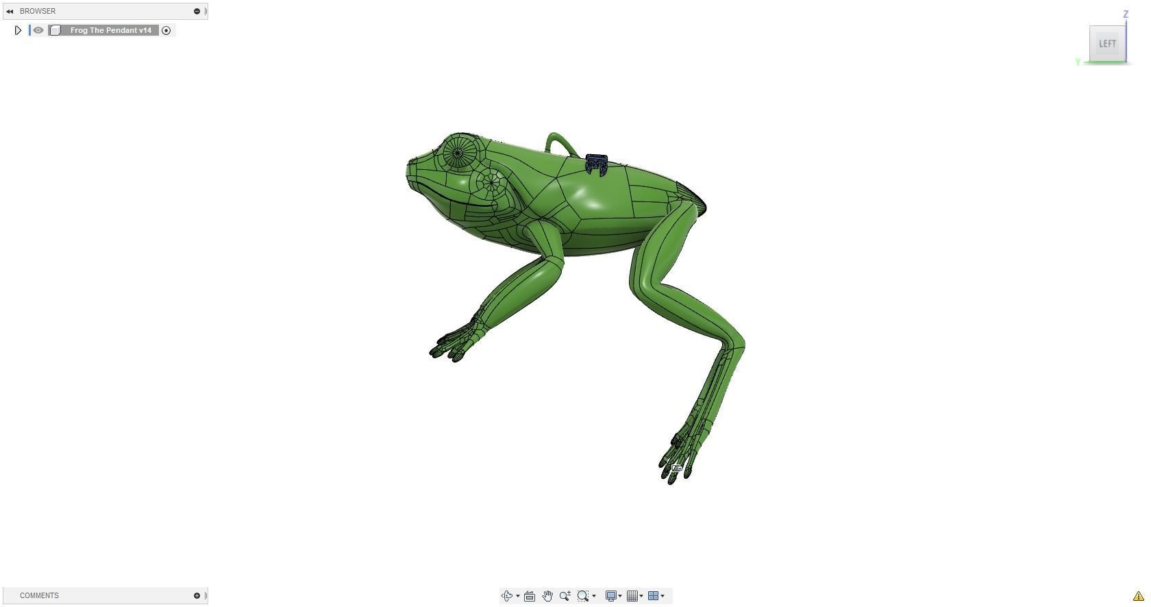 3DPS Frog Pendant 3D print model_25