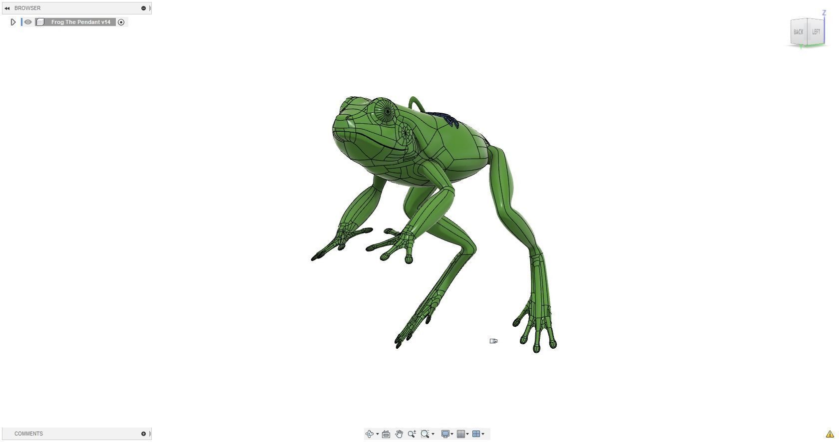 3DPS Frog Pendant 3D print model_28