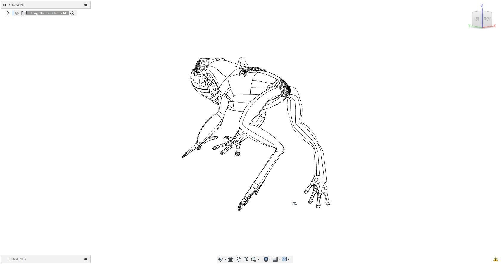 3DPS Frog Pendant 3D print model_23