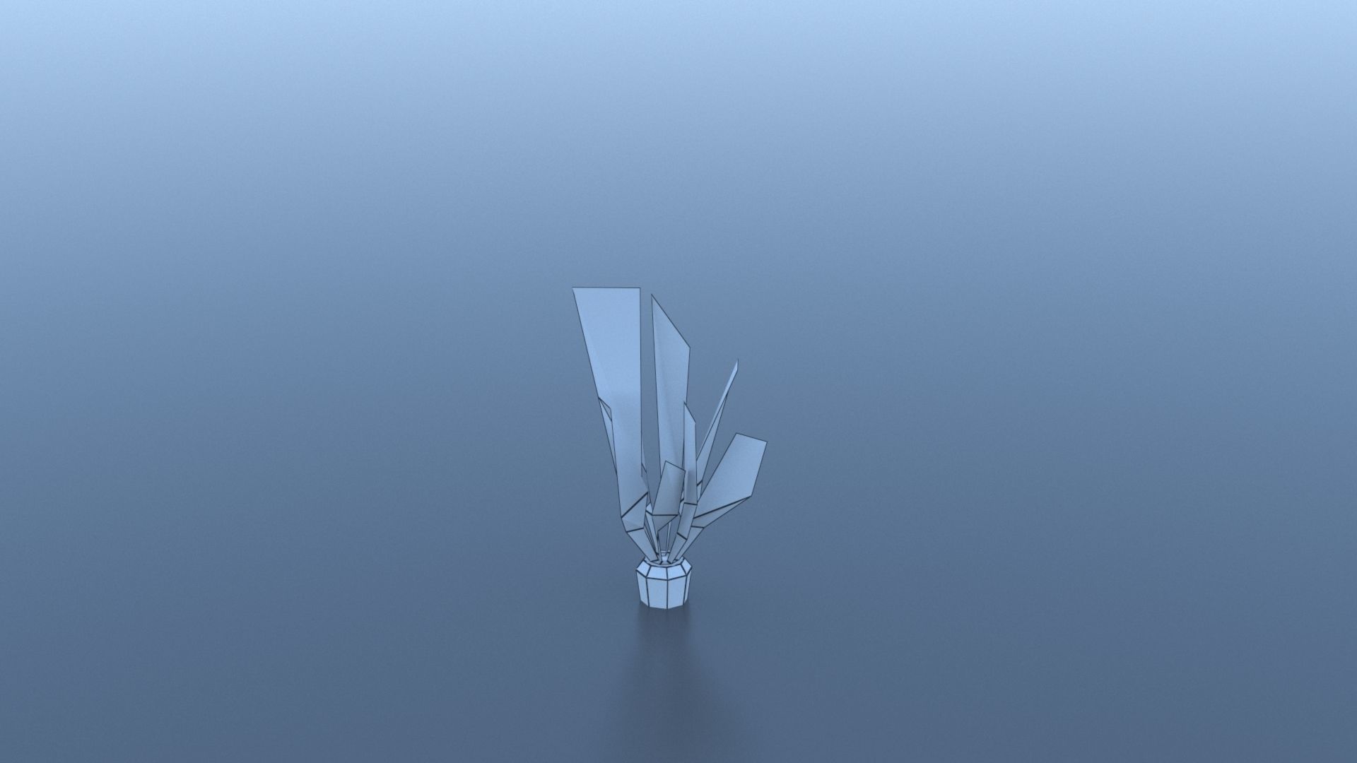 Carrot plant Free low-poly 3D model_6