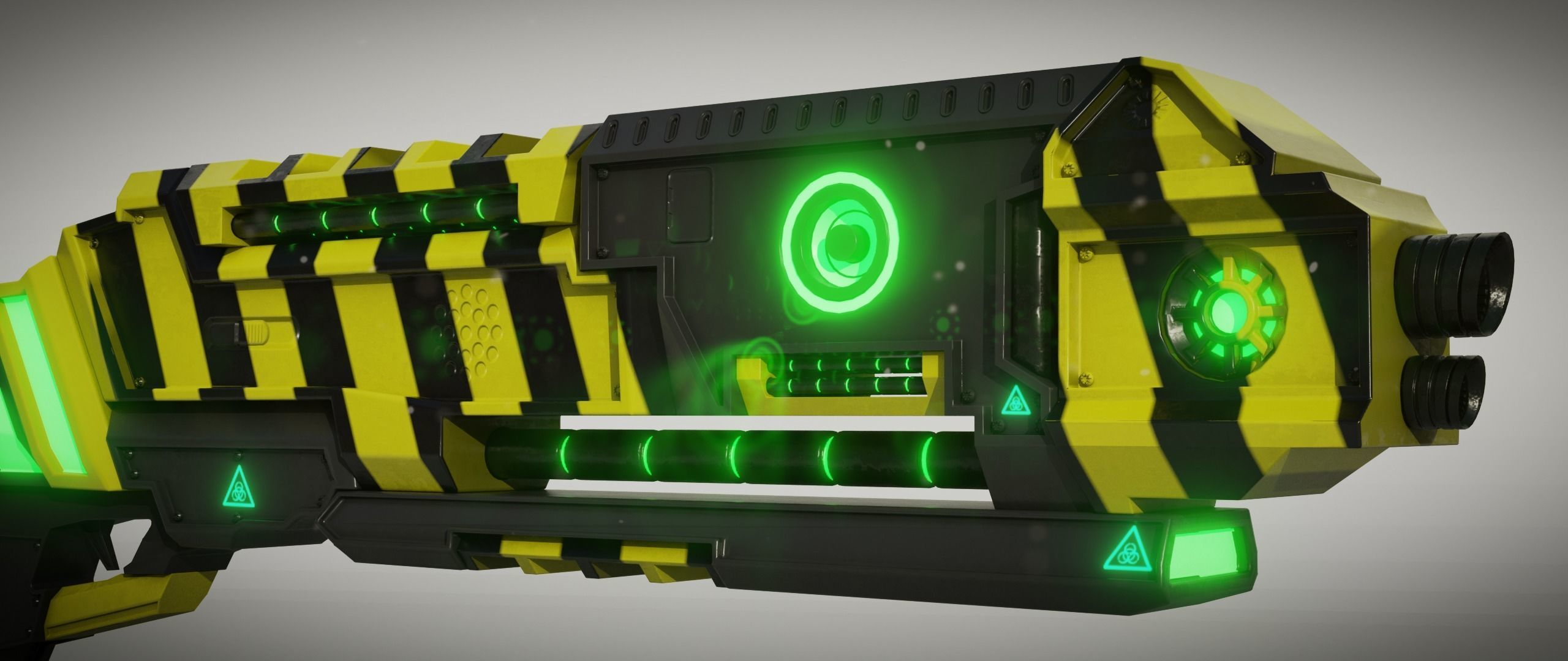 Sci fi Shotgun 3D model_22