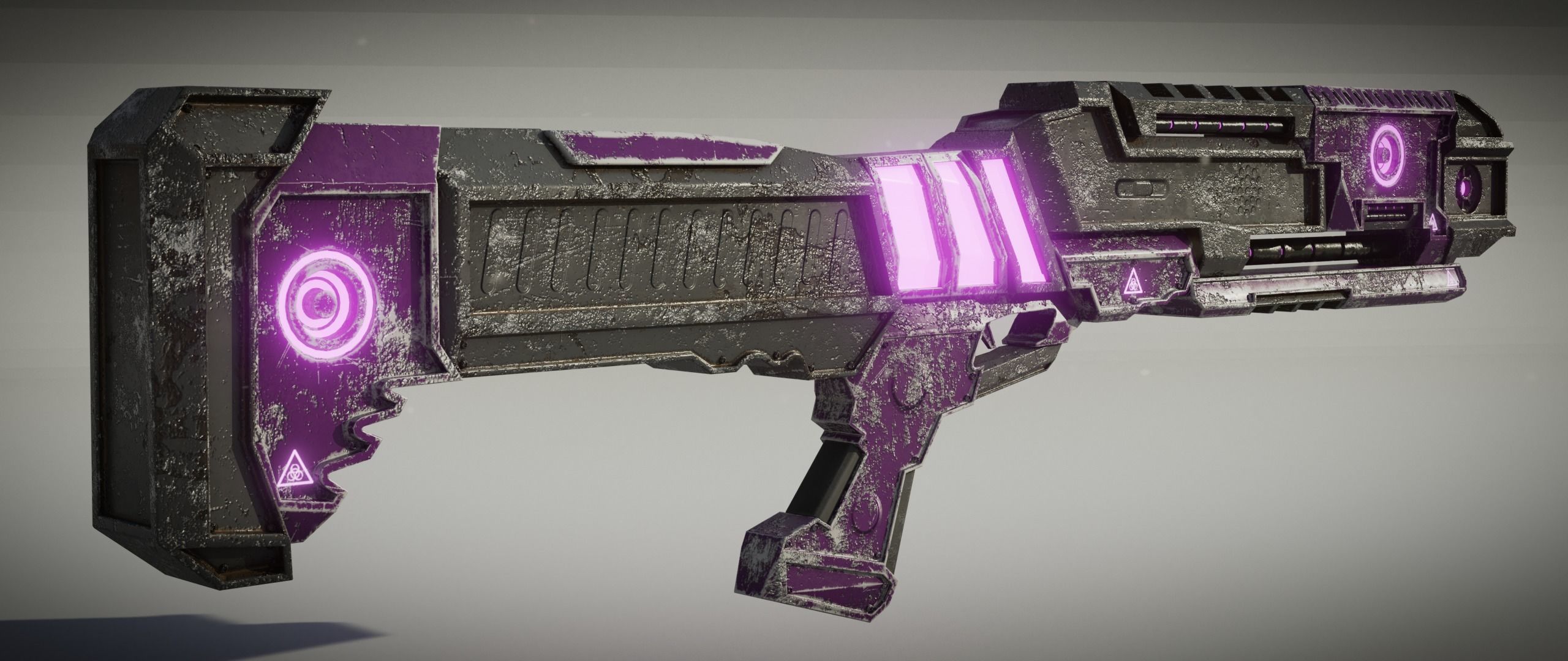 Sci fi Shotgun 3D model_14